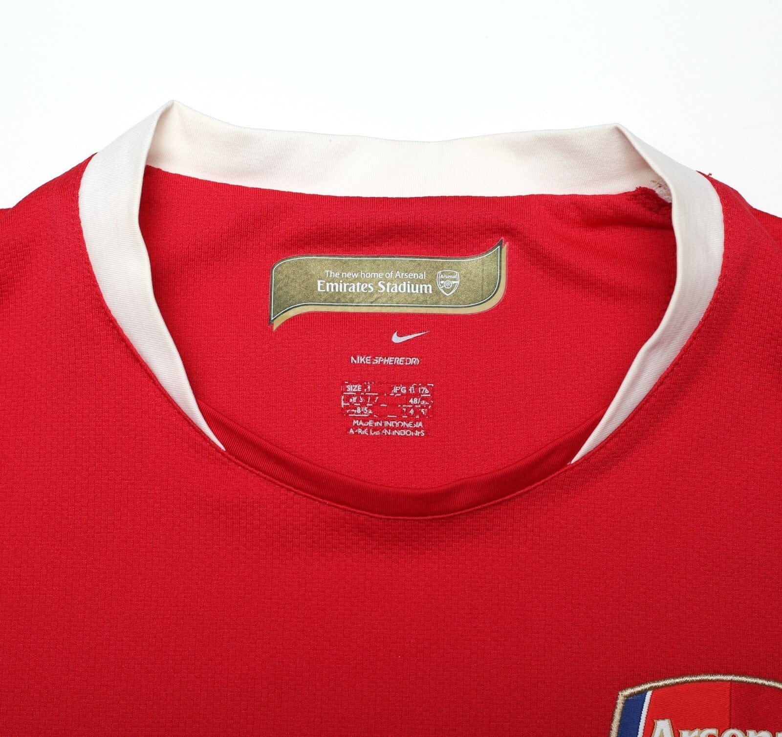 2006/07 HENRY #14 Arsenal Vintage Nike European Home Football Shirt (M)