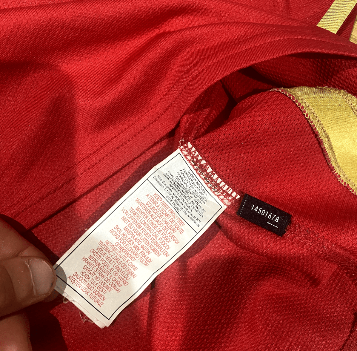 2006/07 HENRY #14 Arsenal Vintage Nike Home Football Shirt (M)