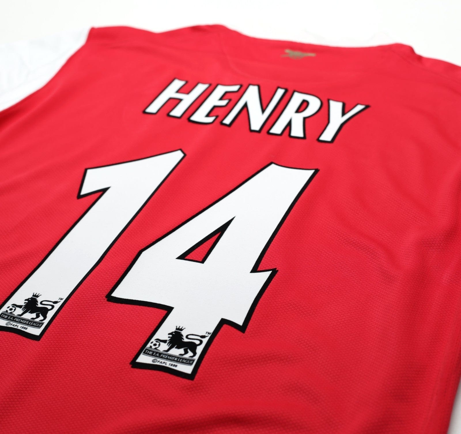 2006/07 HENRY #14 Arsenal Vintage Nike Home Football Shirt (M)