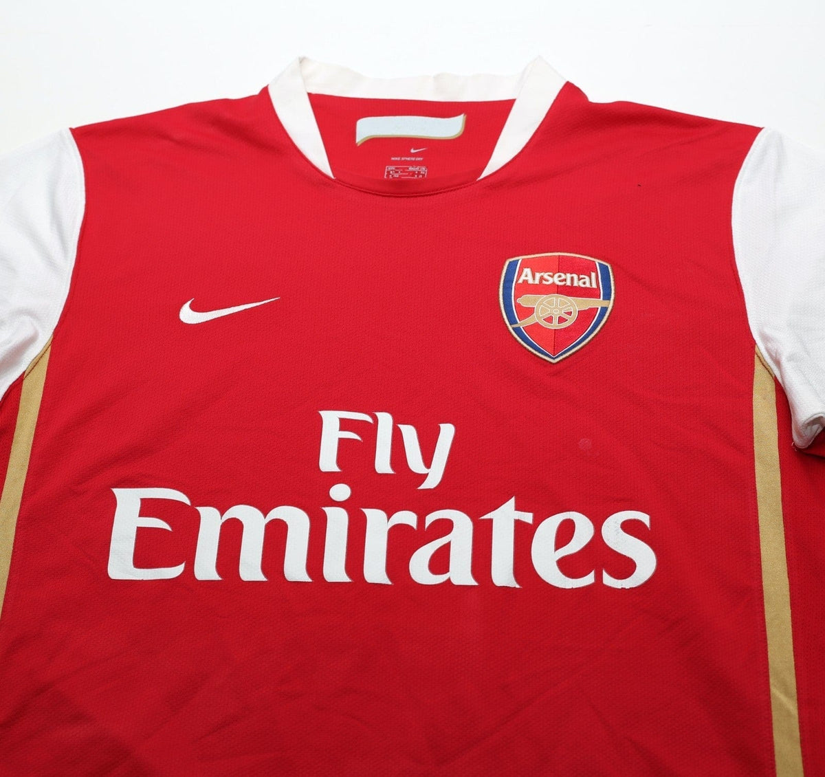 2006/07 HENRY #14 Arsenal Vintage Nike Home Football Shirt (M)