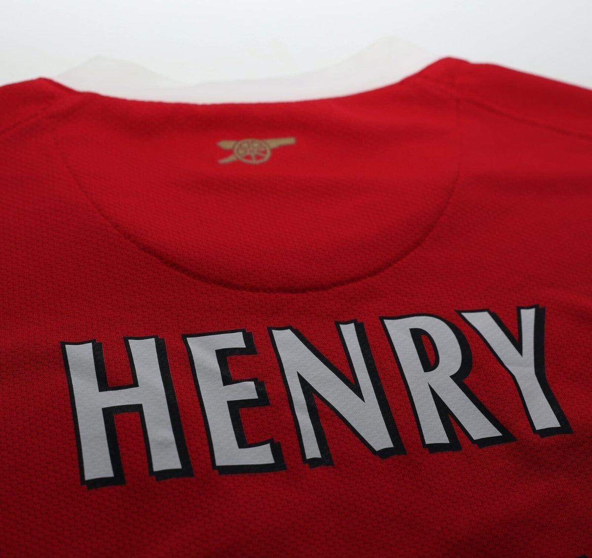 2006/07 HENRY #14 Arsenal Vintage Nike Home Football Shirt (M) SIGNED