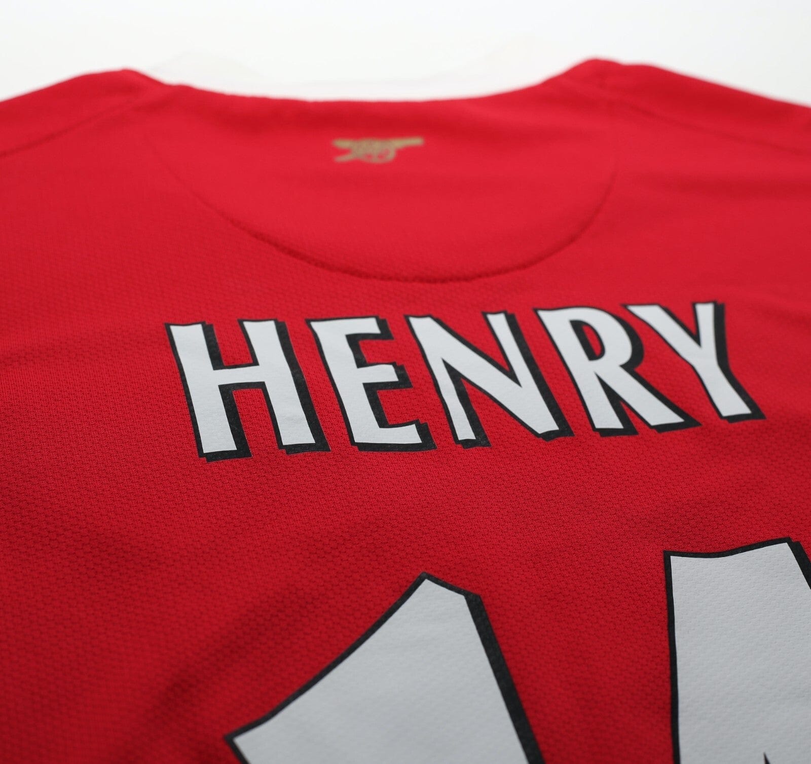 2006/07 HENRY #14 Arsenal Vintage Nike Home Football Shirt (M) SIGNED