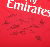 2006/07 HENRY #14 Arsenal Vintage Nike Home Football Shirt (M) SIGNED