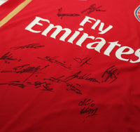2006/07 HENRY #14 Arsenal Vintage Nike Home Football Shirt (M) SIGNED