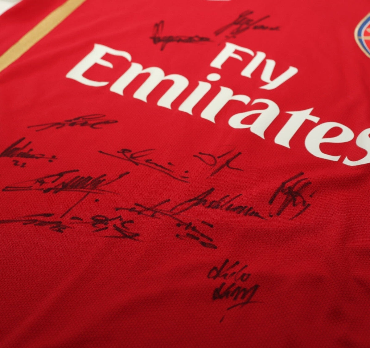 2006/07 HENRY #14 Arsenal Vintage Nike Home Football Shirt (M) SIGNED