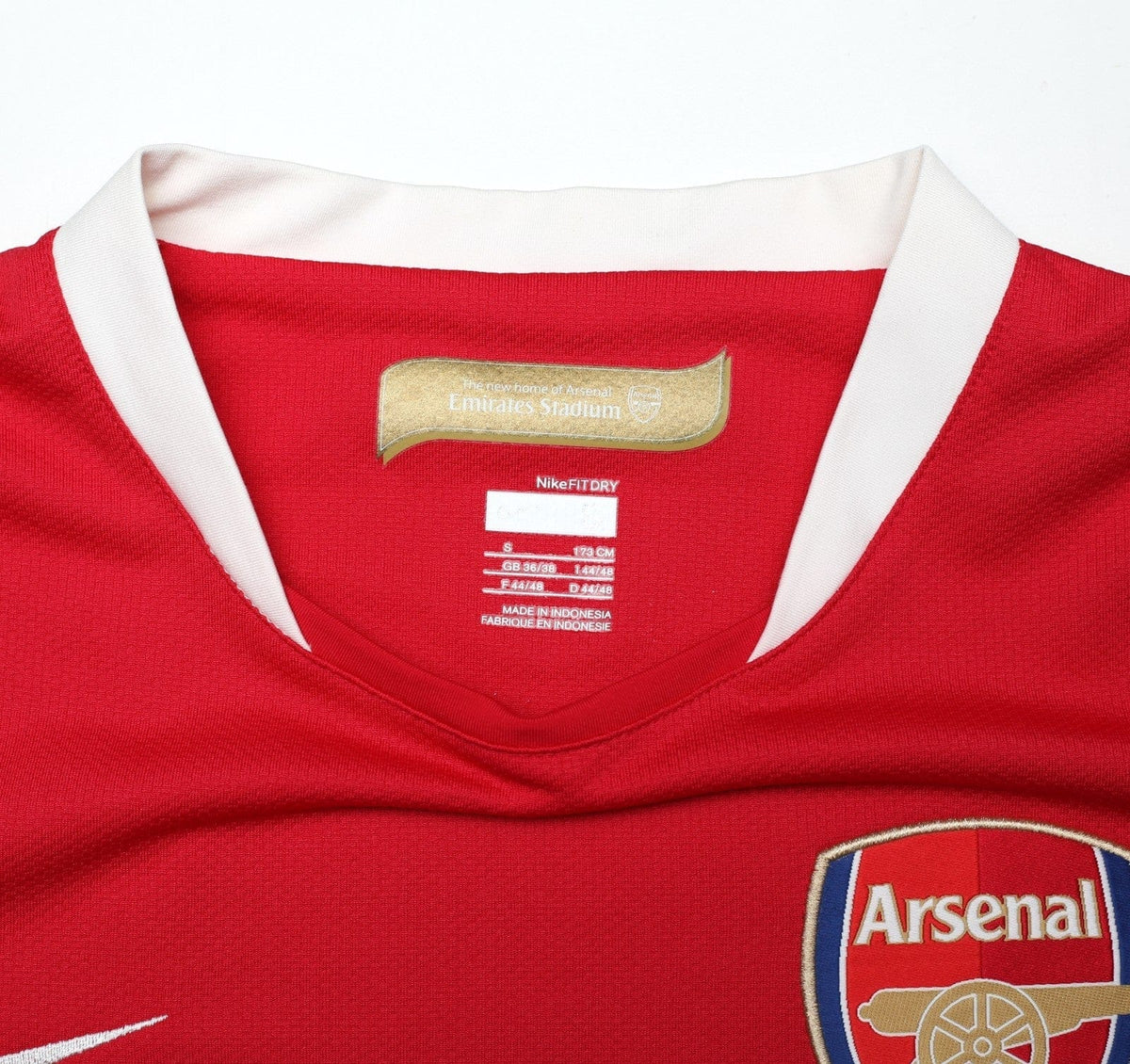 2006/07 HENRY #14 Arsenal Vintage Nike Home Football Shirt (S)