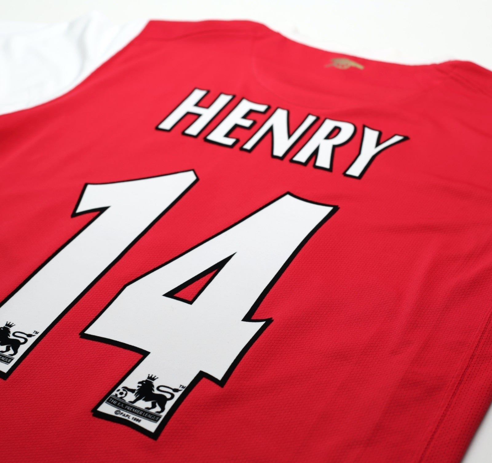 2006/07 HENRY #14 Arsenal Vintage Nike Home Football Shirt (S)