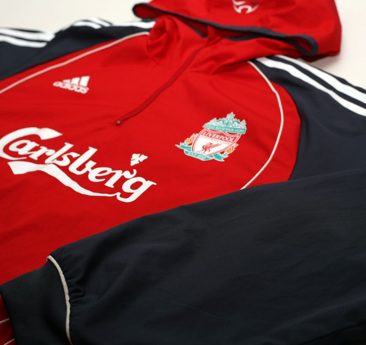 2006/07 LIVERPOOL Vintage adidas Formotion Player Issue Football Jacket (M)