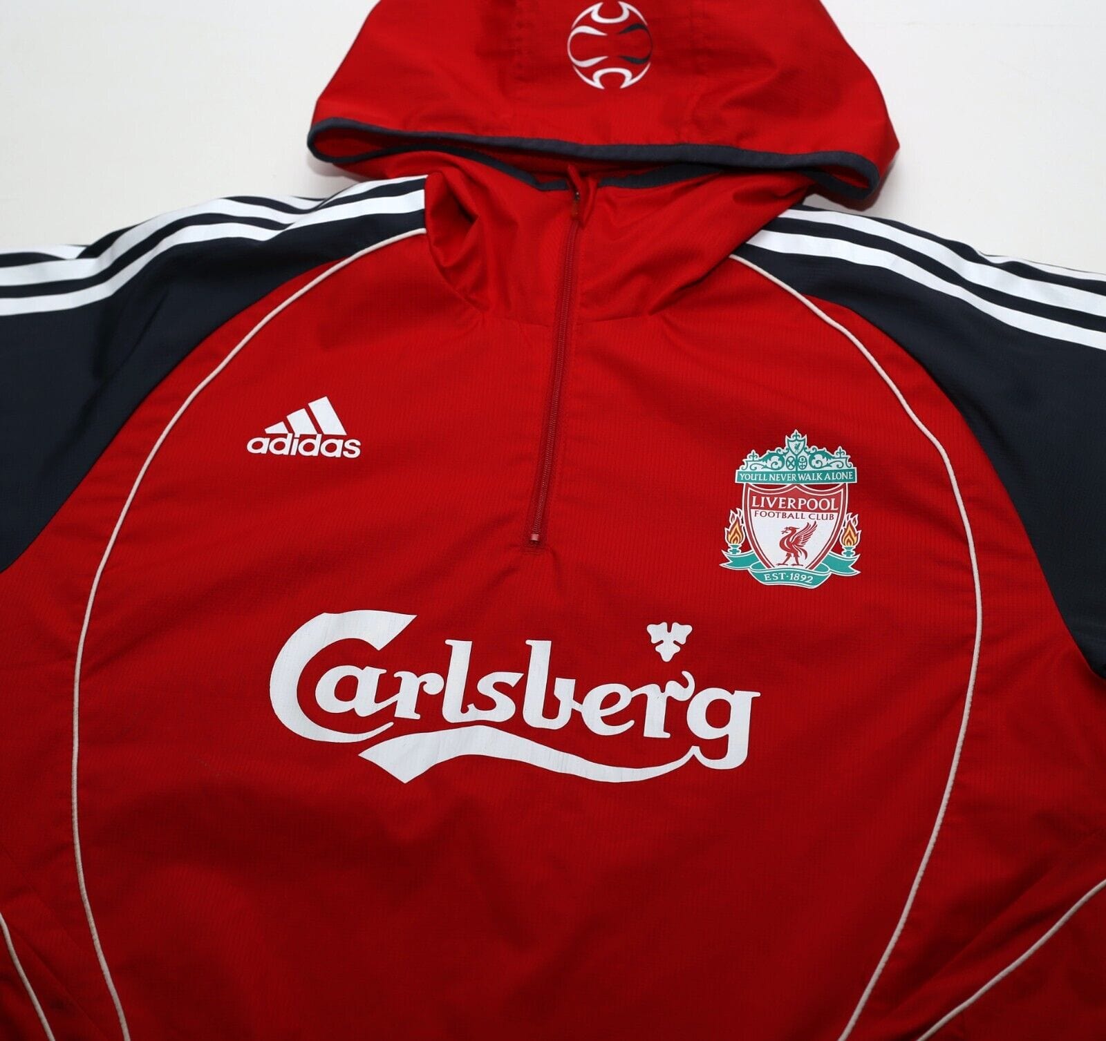 2006/07 LIVERPOOL Vintage adidas Formotion Player Issue Football Jacket (M)