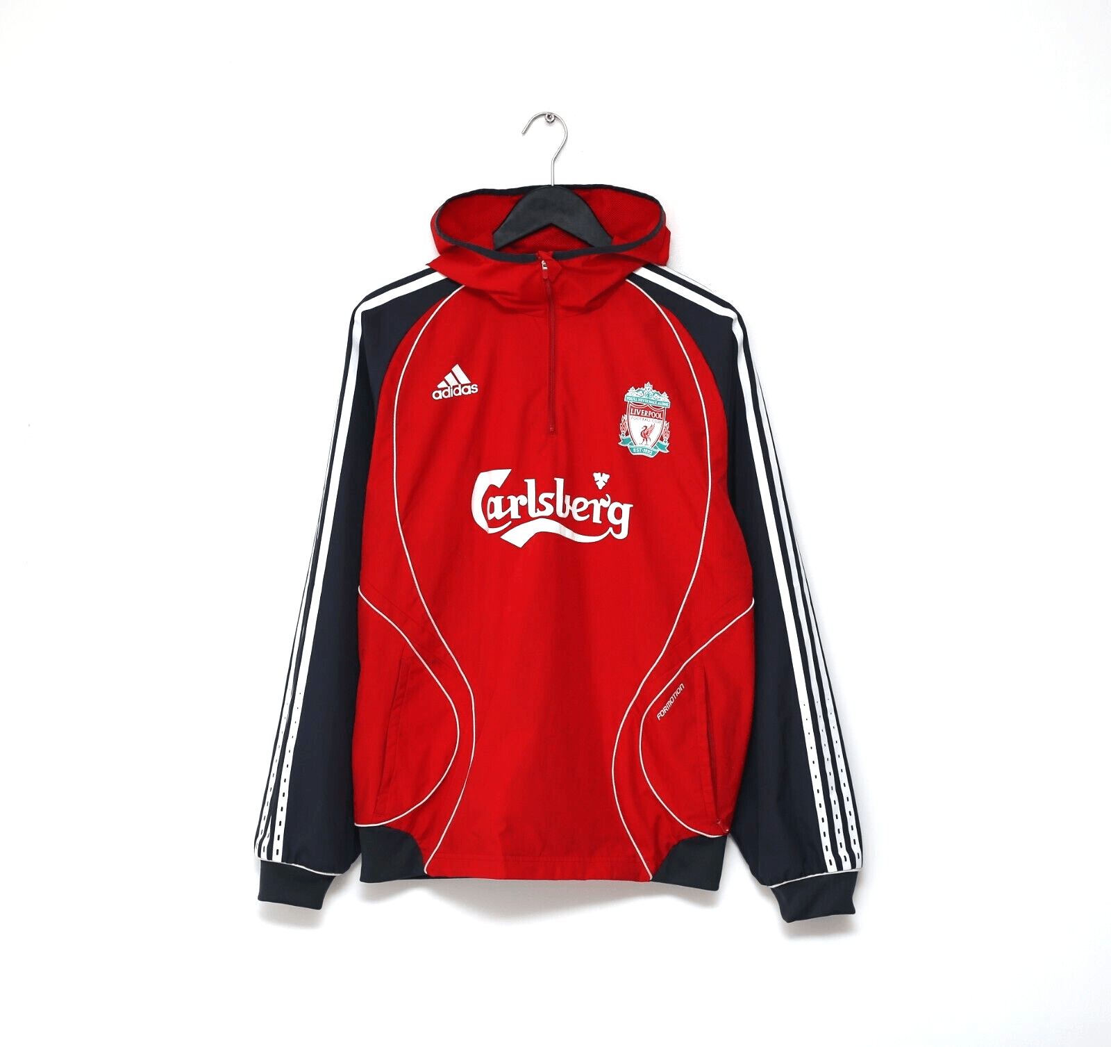 2006/07 LIVERPOOL Vintage adidas Formotion Player Issue Football Jacket (M)