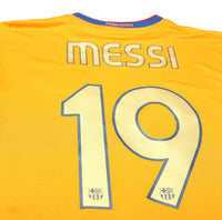 2006/07 MESSI #19 Barcelona Vintage Nike Away Football Shirt Jersey (M)
