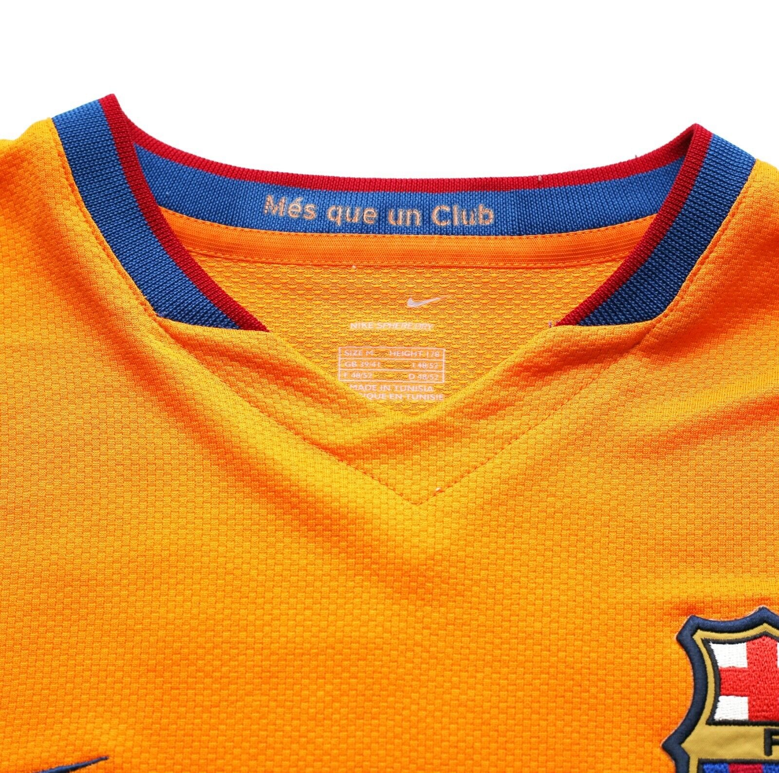 2006/07 MESSI #19 Barcelona Vintage Nike Away Football Shirt Jersey (M)