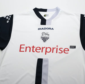 2006/07 PRESTON NORTH END Vintage Diadora Home Football Shirt (M)