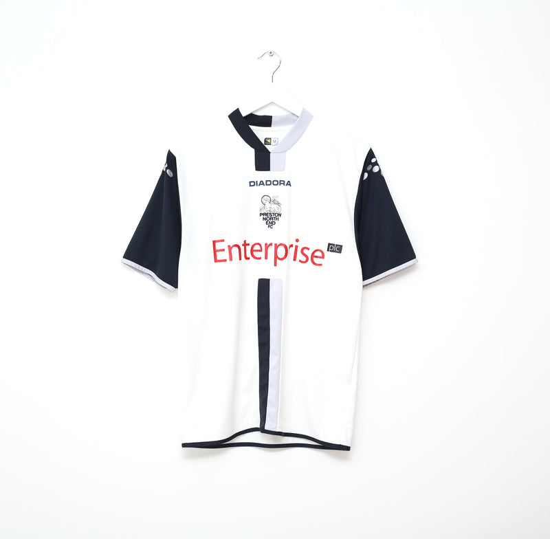 2006/07 PRESTON NORTH END Vintage Diadora Home Football Shirt (M)