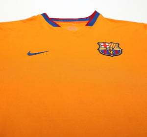 2006/07 RONALDINHO #10 Barcelona Vintage Nike Away Football Shirt Jersey (L)