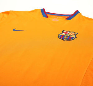 2006/07 RONALDINHO #10 Barcelona Vintage Nike Away Football Shirt Jersey (L)