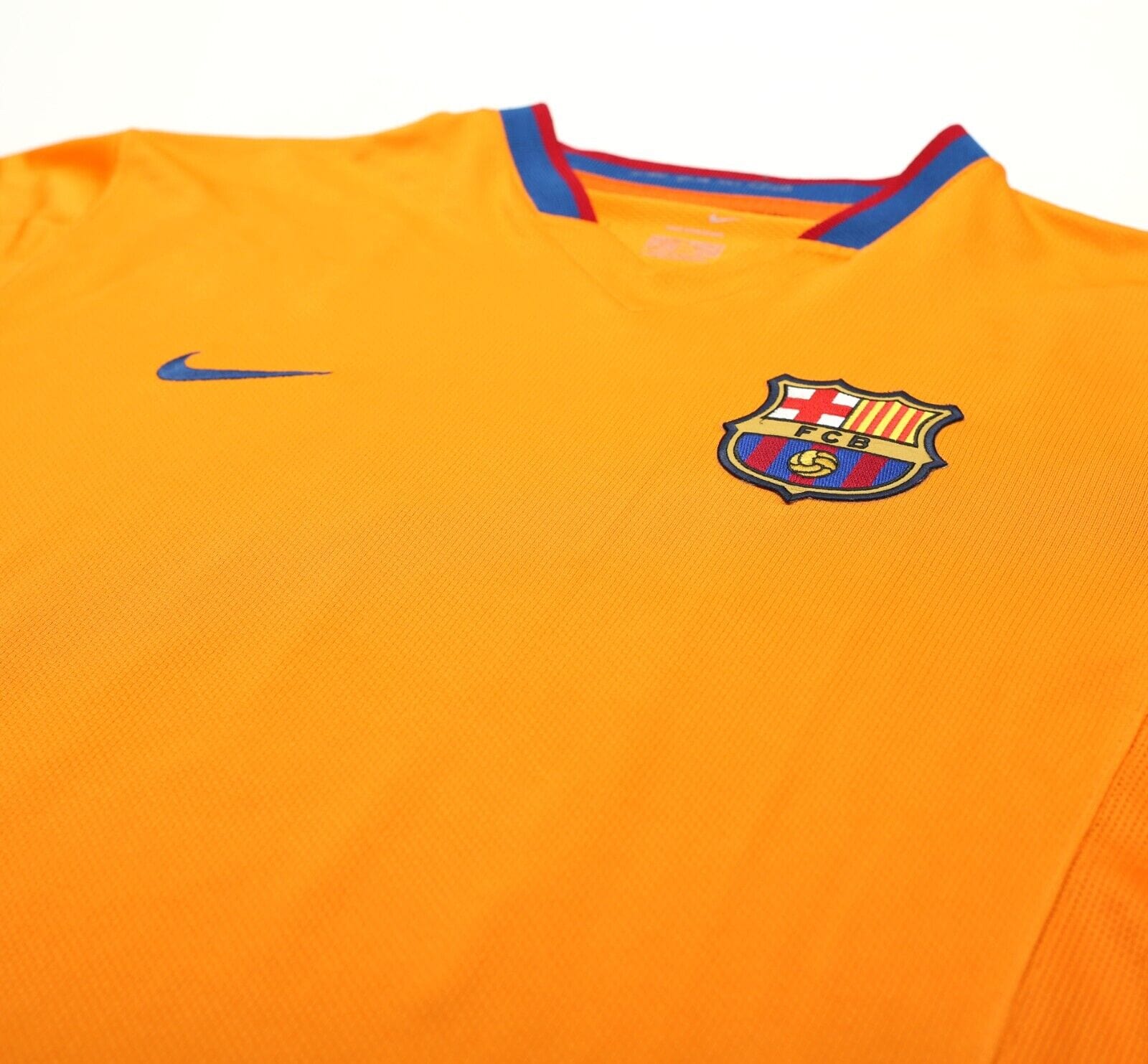 2006/07 RONALDINHO #10 Barcelona Vintage Nike Away Football Shirt Jersey (L)