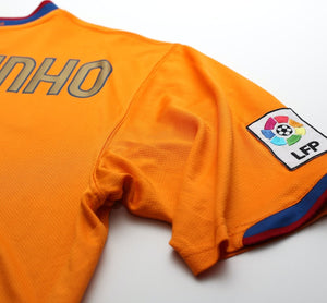 2006/07 RONALDINHO #10 Barcelona Vintage Nike Away Football Shirt Jersey (L)