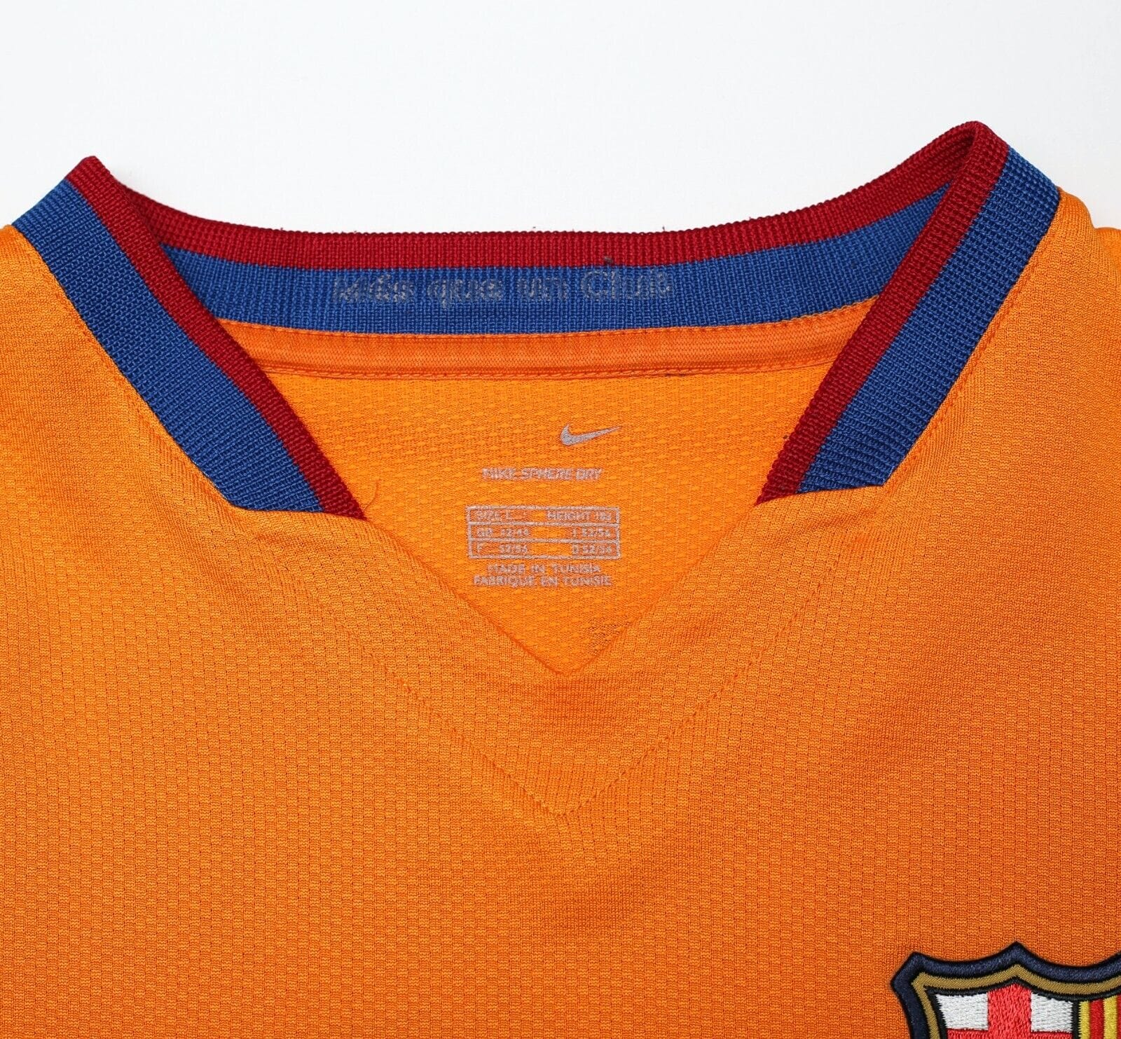 2006/07 RONALDINHO #10 Barcelona Vintage Nike Away Football Shirt Jersey (L)