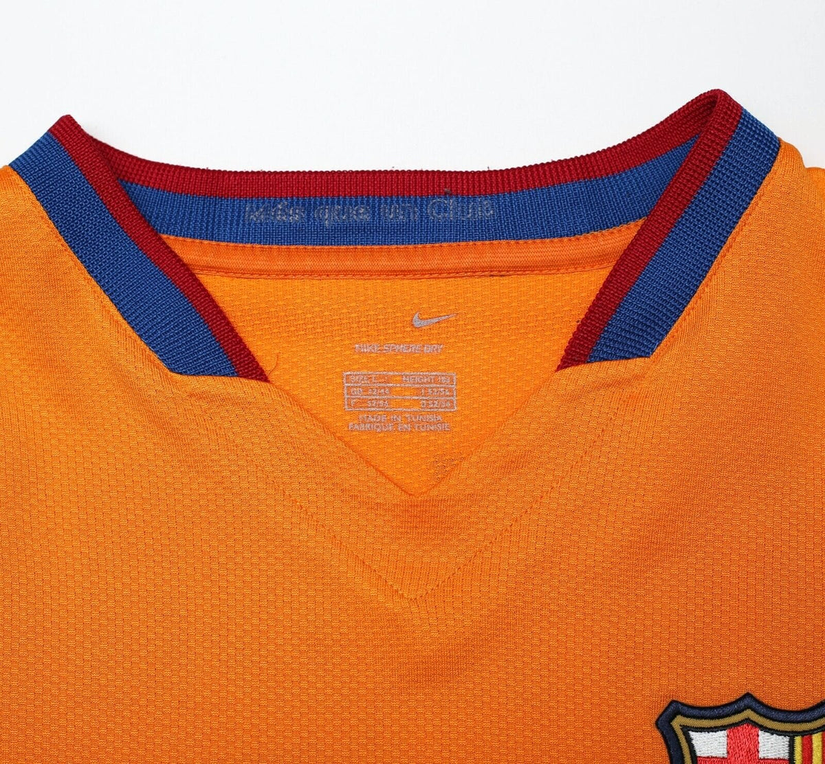 2006/07 RONALDINHO #10 Barcelona Vintage Nike Away Football Shirt Jersey (L)