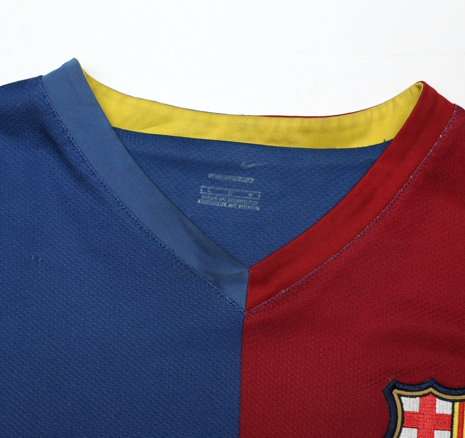 2006/07 RONALDINHO #10 Barcelona Vintage Nike Home Football Shirt (M)
