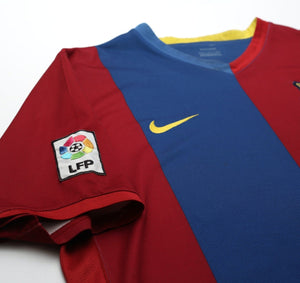 2006/07 RONALDINHO #10 Barcelona Vintage Nike Home Football Shirt (M)