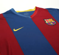 2006/07 RONALDINHO #10 Barcelona Vintage Nike Home Football Shirt (M)