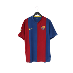 2006/07 RONALDINHO #10 Barcelona Vintage Nike Home Football Shirt (M)
