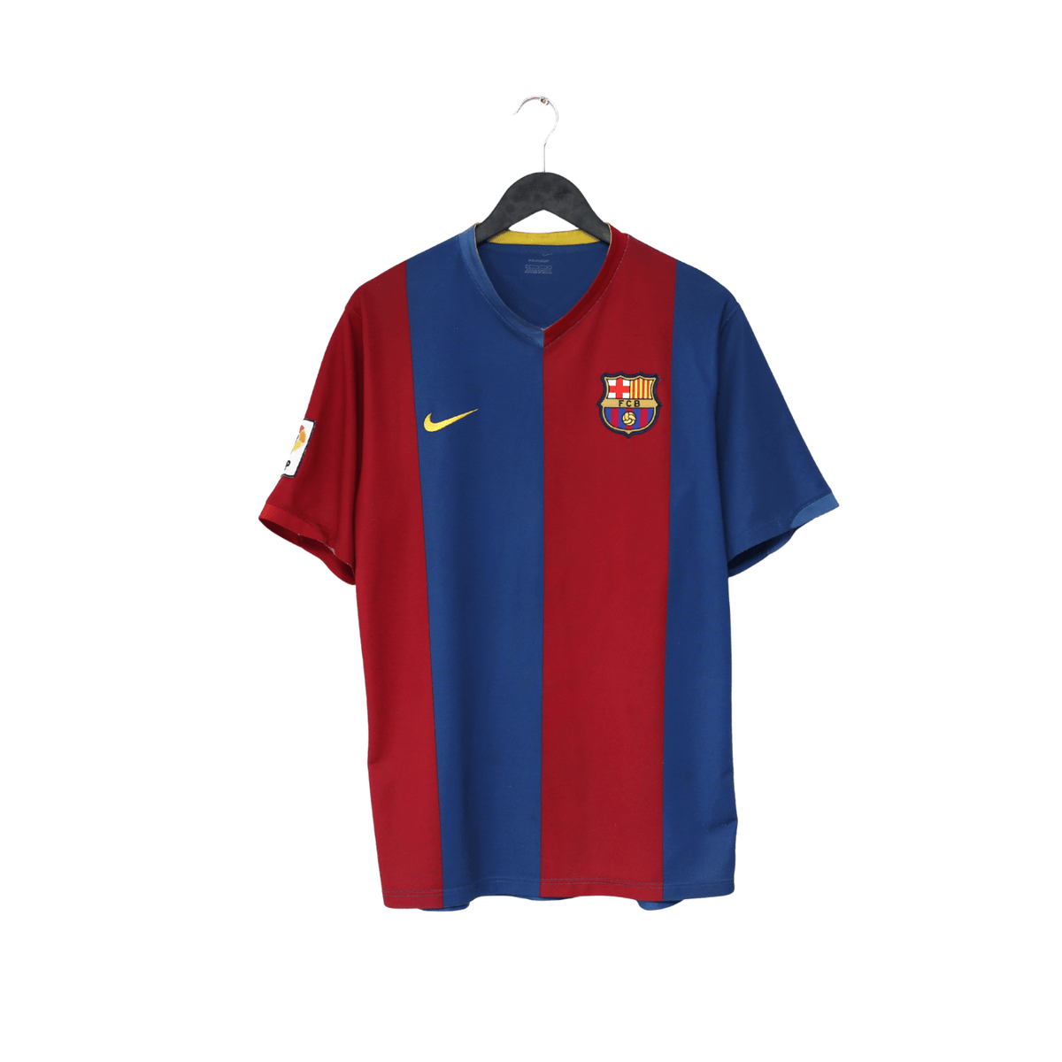 2006/07 RONALDINHO #10 Barcelona Vintage Nike Home Football Shirt (M)