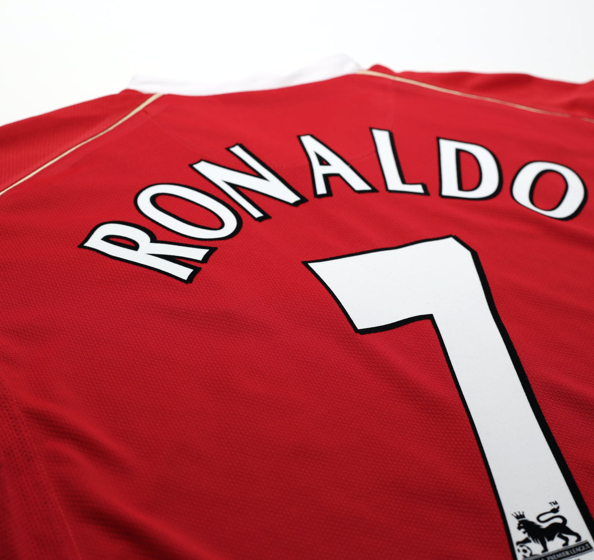 2006/07 RONALDO #7 Manchester United Vintage Nike Home Football Shirt (L)