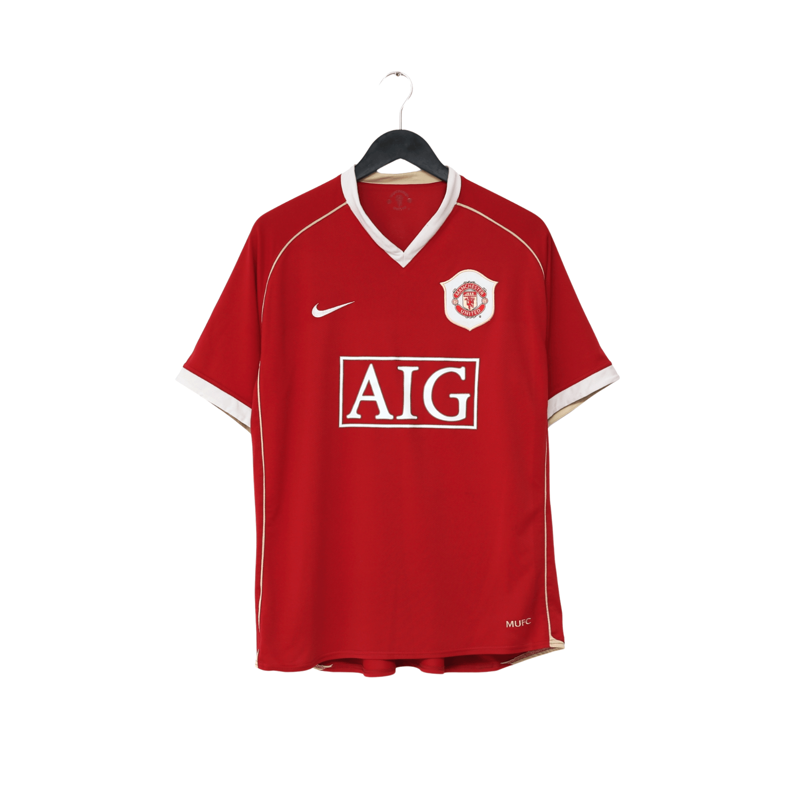 2006/07 Ronaldo #7 Manchester United Vintage Nike Home Football Shirt (L)