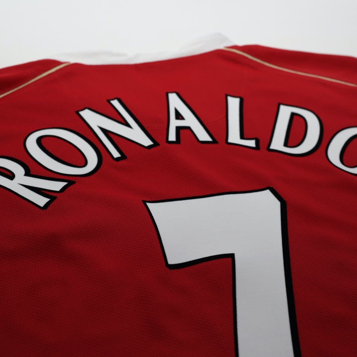 2006/07 Ronaldo #7 Manchester United Vintage Nike Home Football Shirt (L)