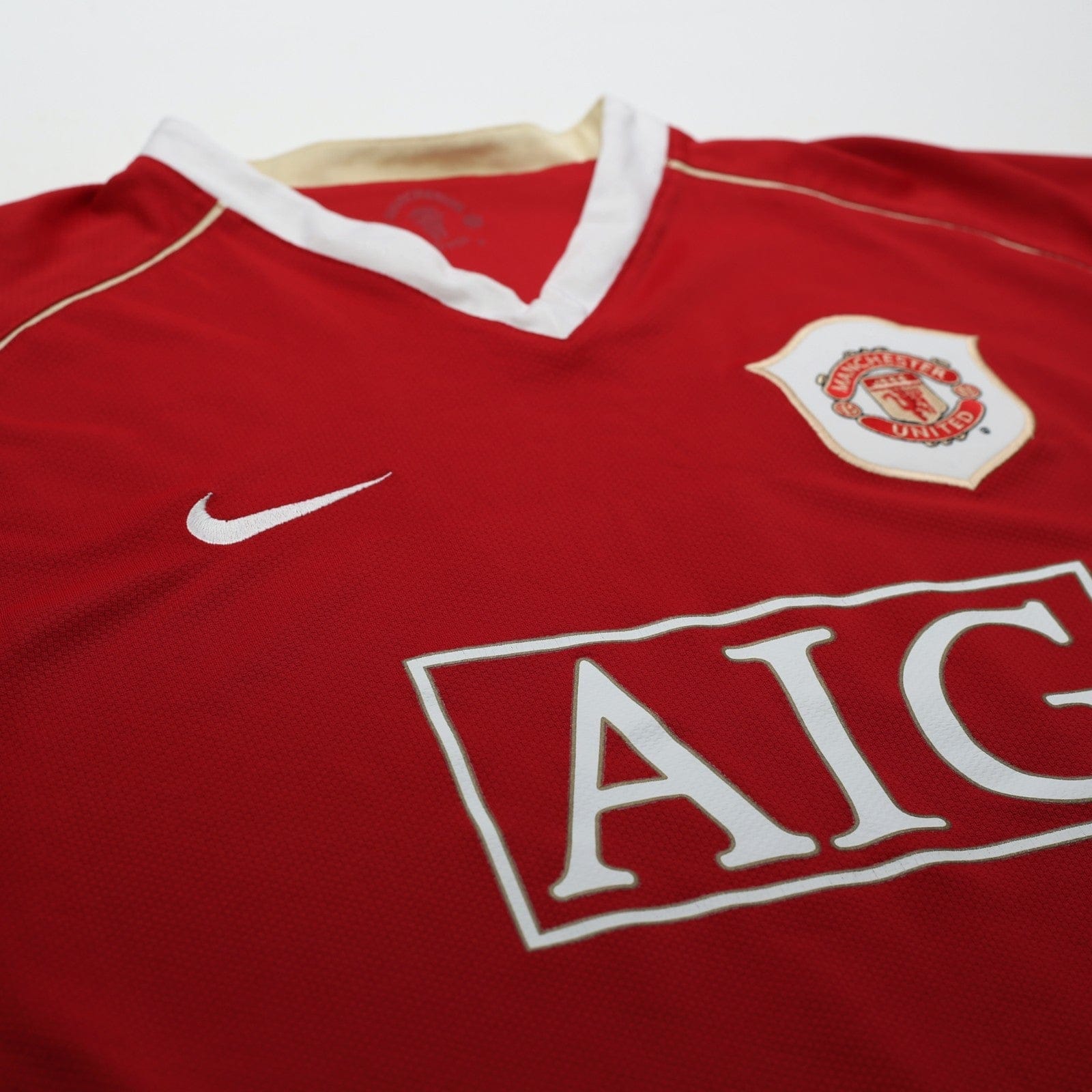 2006/07 Ronaldo #7 Manchester United Vintage Nike Home Football Shirt (L)