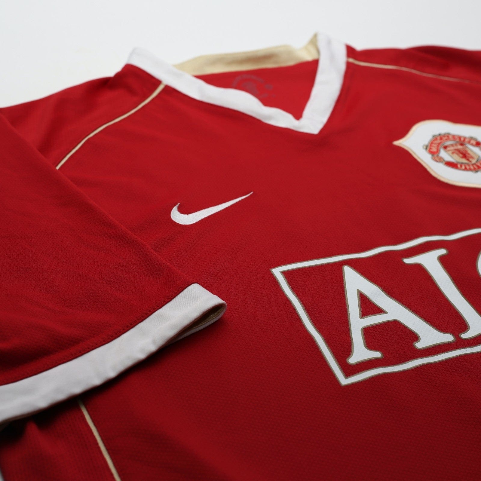 2006/07 Ronaldo #7 Manchester United Vintage Nike Home Football Shirt (L)