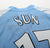 2006/07 SUN JI HAI  #17 Manchester City Vintage Reebok Long Sleeve Football Home Shirt (M)