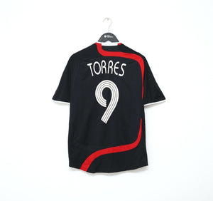 2006/07 TORRES #9 Liverpool Vintage adidas UCL Third Football Shirt Jersey (S)