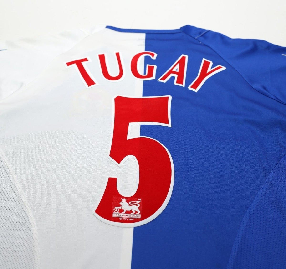 2006/07 TUGAY #5 Blackburn Rovers Vintage Lonsdale Home Football Shirt (S)
