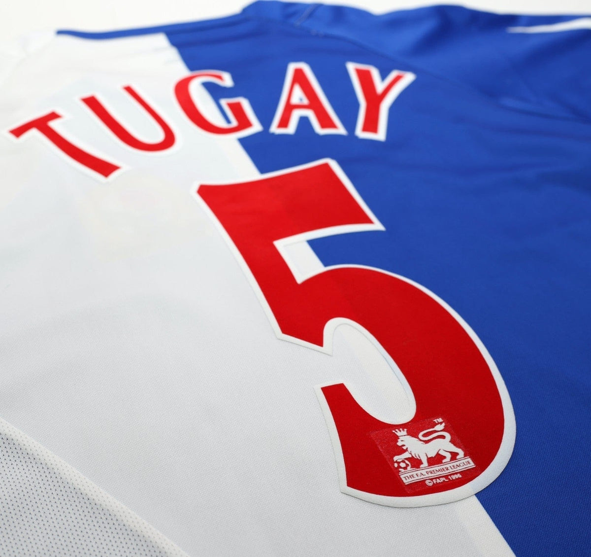 2006/07 TUGAY #5 Blackburn Rovers Vintage Lonsdale Home Football Shirt (S)