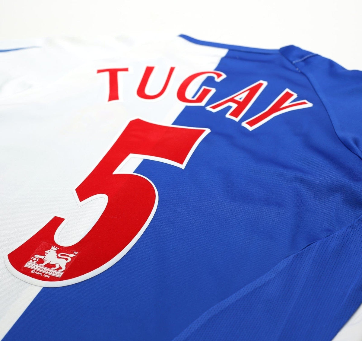 2006/07 TUGAY #5 Blackburn Rovers Vintage Lonsdale Home Football Shirt (S)