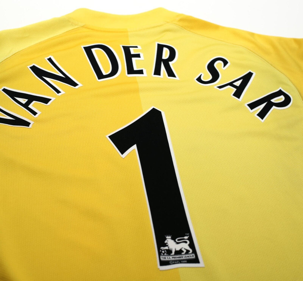 2006/07 VAN DER SAR #1 Manchester United Vintage Nike GK Football Shirt (M)