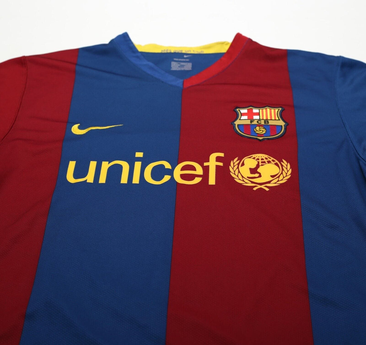 2006/07 XAVI #6 Barcelona Vintage Nike Home Football Shirt (L)