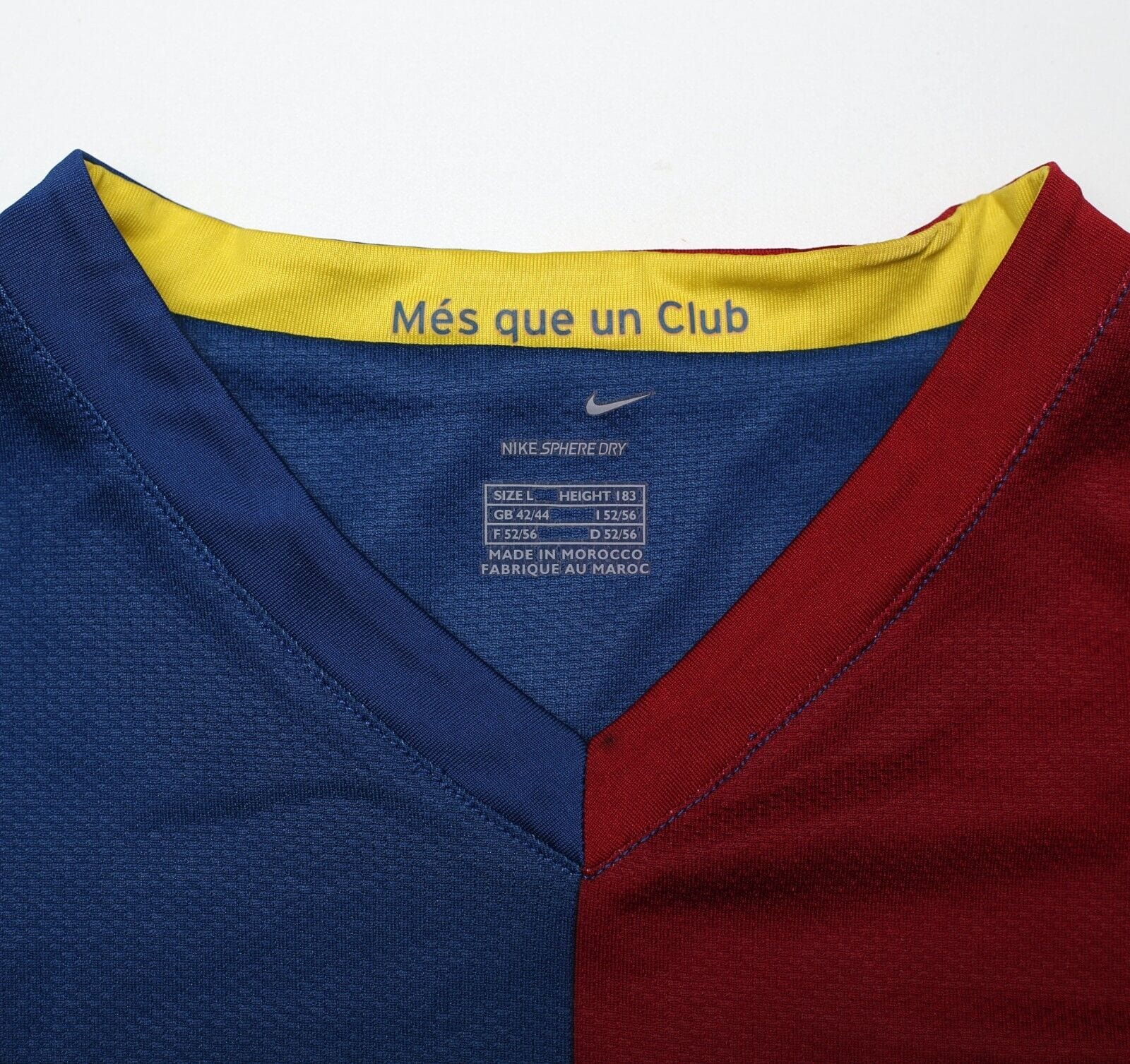 2006/07 XAVI #6 Barcelona Vintage Nike Home Football Shirt (L)