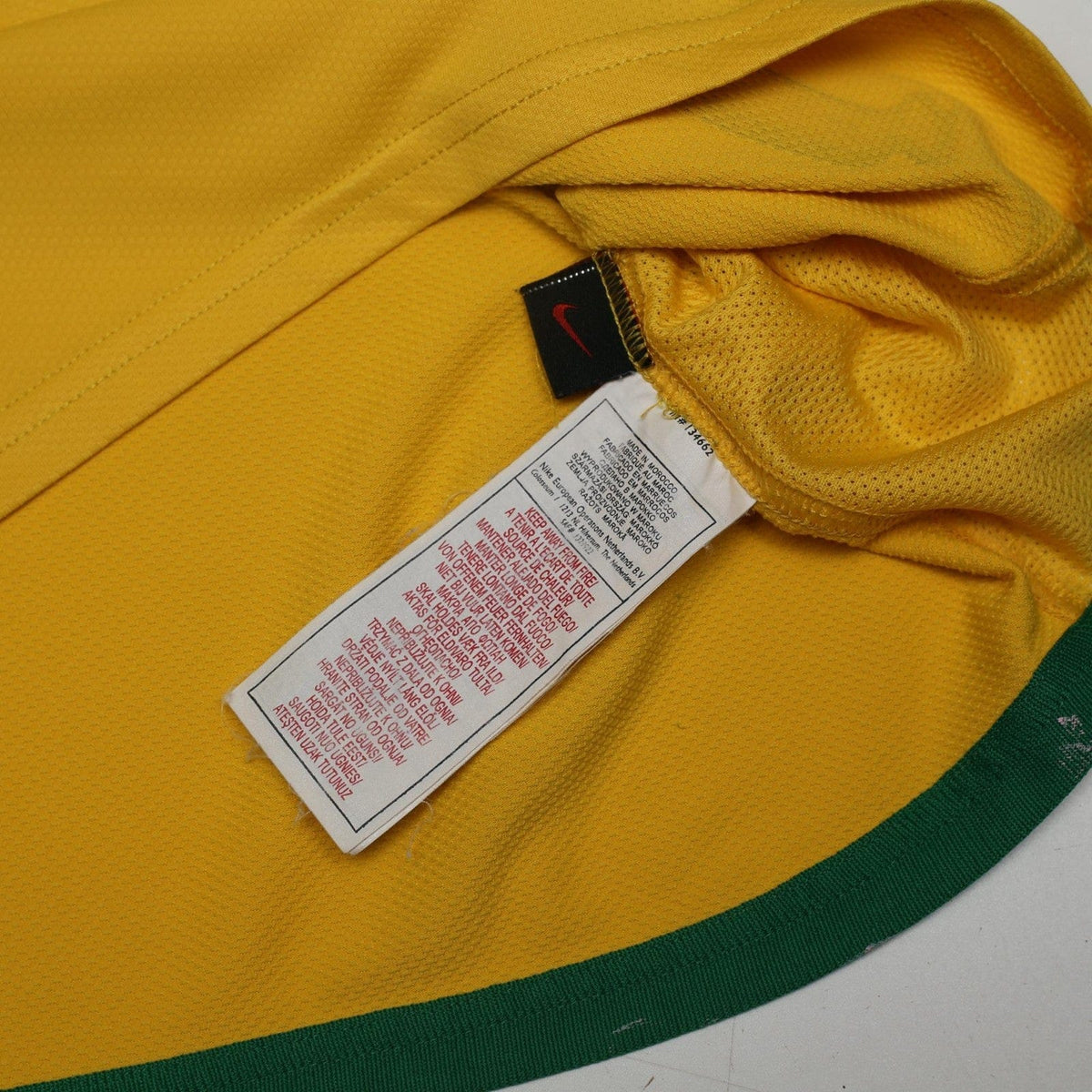 2006/08 Adriano #7 Brazil Vintage Nike Home Football Shirt (M) World Cup 06