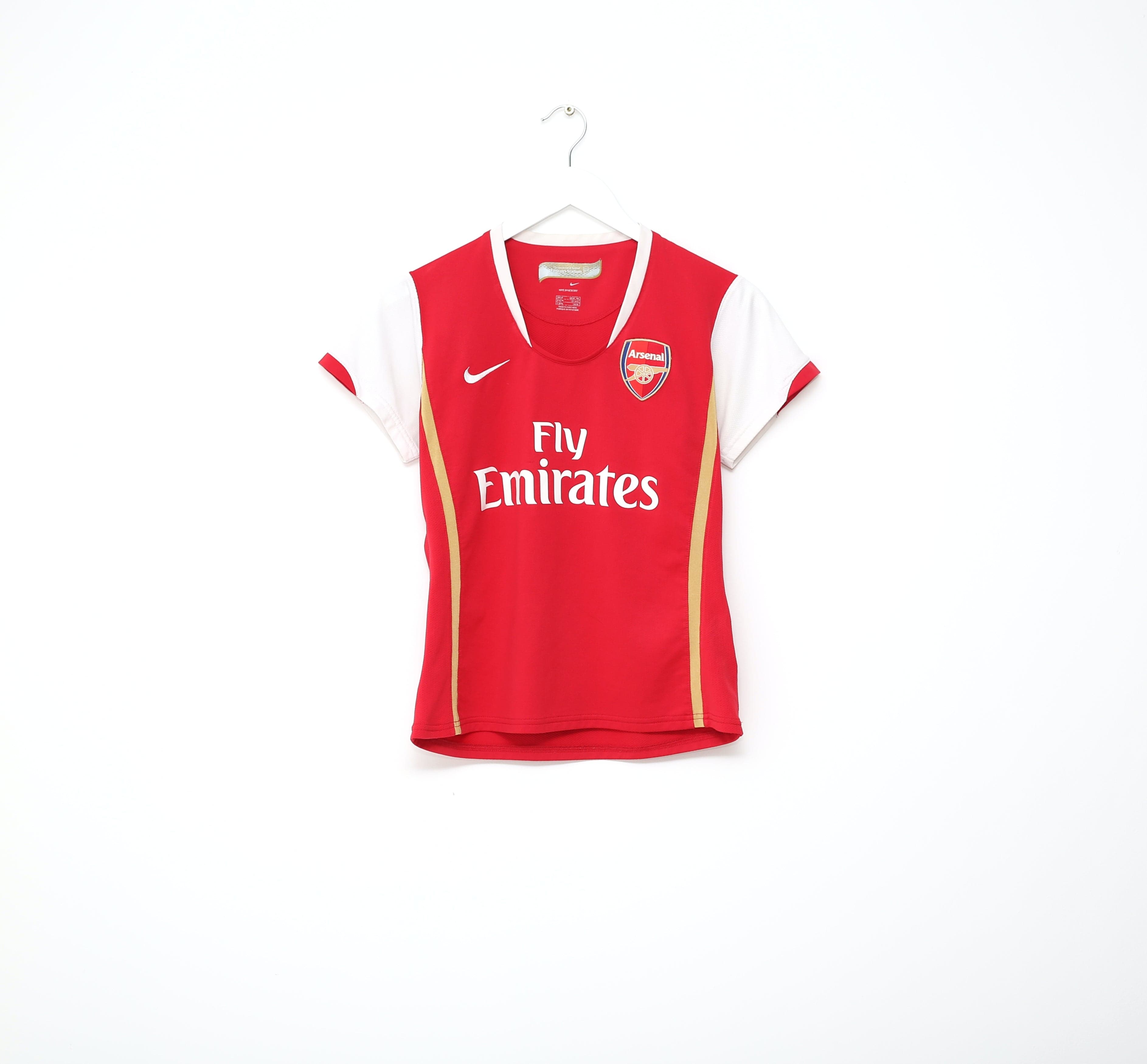 2006/08 ARSENAL Women's Vintage Nike Home Football Shirt