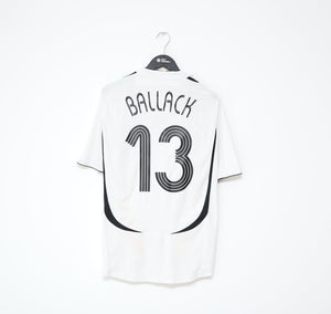 2006/08 BALLACK #13 Germany Vintage adidas WC 06 Home Football Shirt Jersey (L)