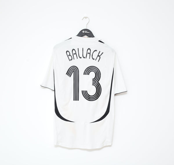 2006/08 BALLACK #13 Germany Vintage adidas WC 06 Home Football Shirt Jersey  (L)