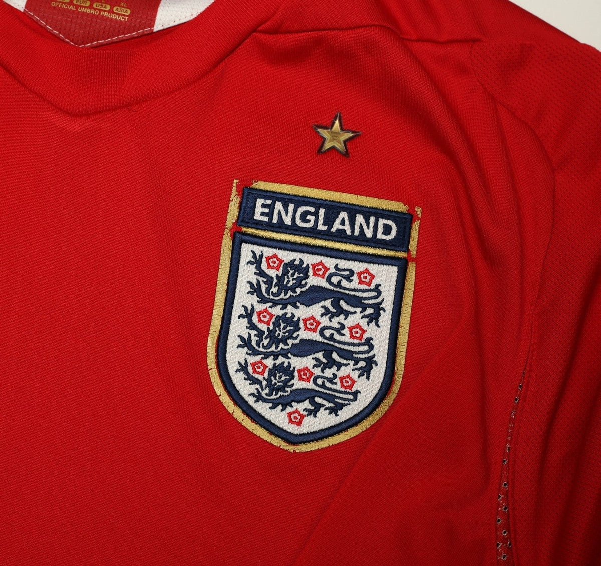 2006/08 BECKHAM #7 England Vintage Umbro Away Football Shirt (L)