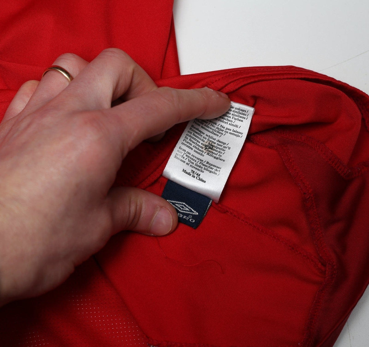 2006/08 BECKHAM #7 England Vintage Umbro Away Football Shirt (L)