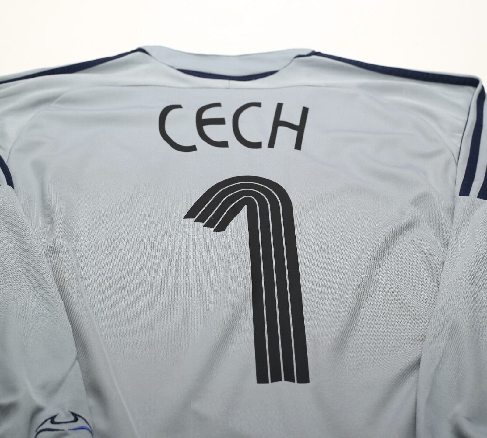 2006/08 CECH #1 Chelsea Vintage adidas UCL GK Football Shirt (M) Goalkeeper