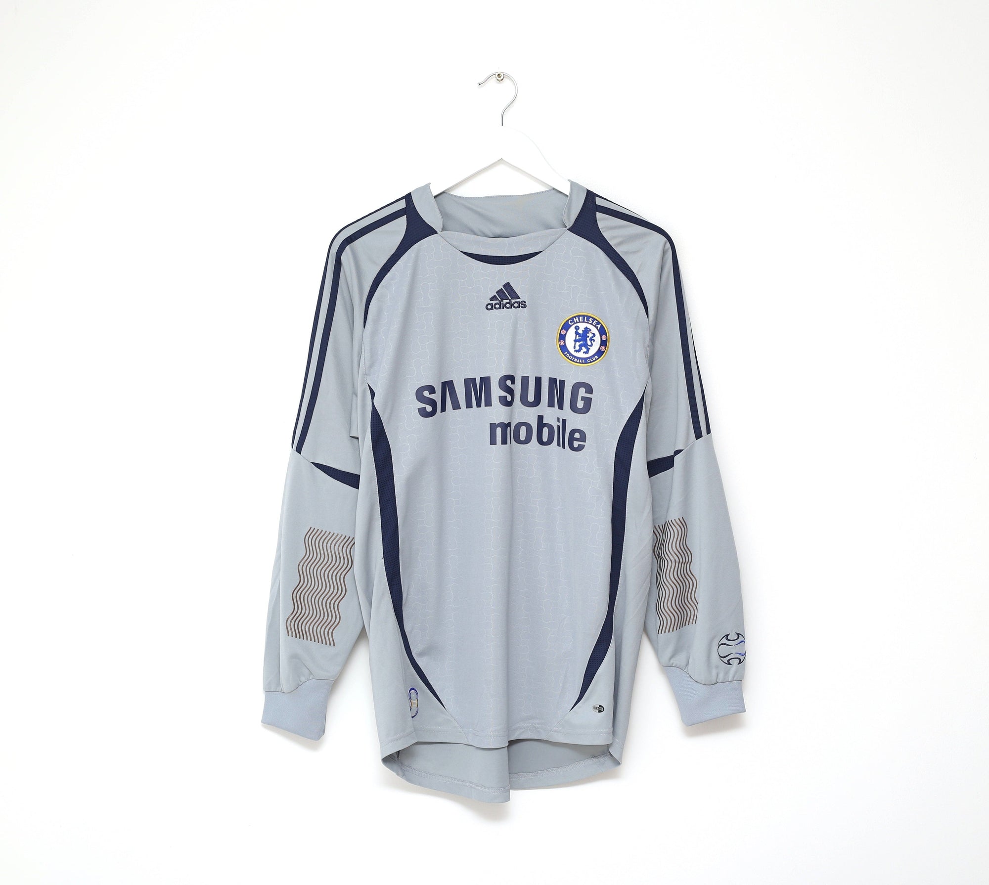 2006/08 CECH #1 Chelsea Vintage adidas UCL GK Football Shirt (M) Goalkeeper